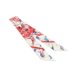 HERMES Authentic Red Scarf